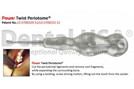 3894  POWER TWIST PERIOTOME 4mm ANTERIOR, TWSTR-L STAINLESS STEEL-LIMITED TIME OFFER