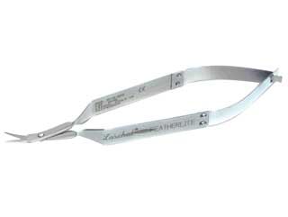 13.5 cm periodontal scissors w/ 1.0 cm curved blades w/ 30' angle